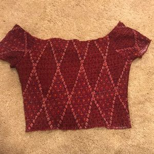 Off the shoulder top